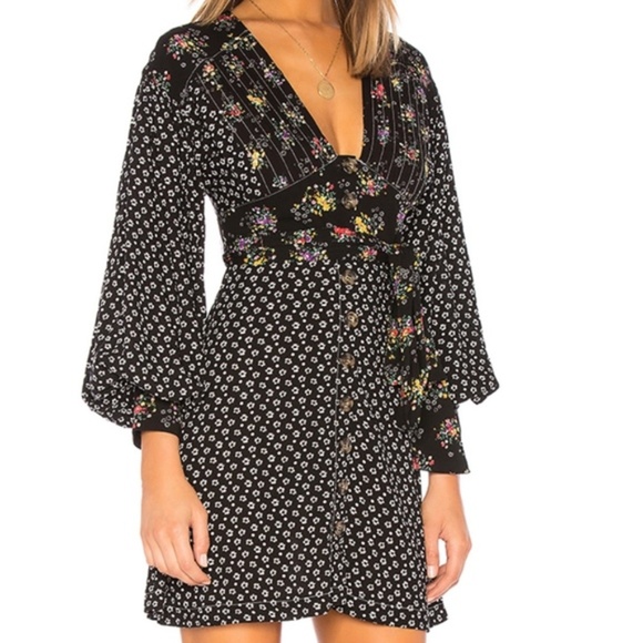 Free People Wonderland Print Dress - Picture 4 of 5